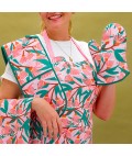 Oven Mitt | Blossom Branches | Linen